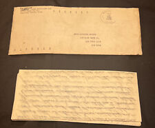 vintage WWII letter Miss Annette Sewell September 14,1942, envelope included FD2 picture