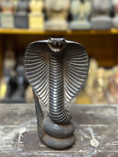 amazing Black Uraeus cobra statue, one of the most important protection deities. picture