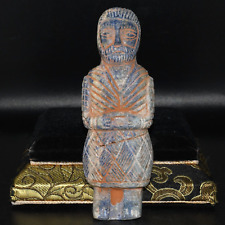 Rare Ancient Near Eastern Nobleman Lapis Lazuli Stone Idol Statue Figurine picture