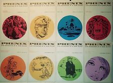 PHÉNIX Nos. 15-21, 29, REVUE INTERNATIONAL COMICS, 1970-73 1st Ed. SCs, NEW, NM picture