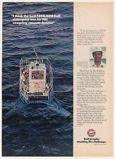 1980 Gulf Oil Bay Skimmer Sea Vacuum Photo Print Ad picture