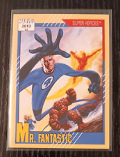 2013 Fleer Retro Marvel 1991 Marvel Universe Impel #14 Mr. Fantastic picture