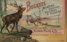 Rare 1890s   Buckeye Mowers & Binders Aultman Miller Co Akron Ohio Catalog Order picture