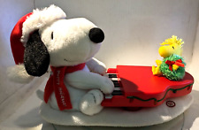 2009 Hallmark Snoopy & Woodstock SWINGIN WITH SNOOPY Animated Lights Piano VIDEO picture