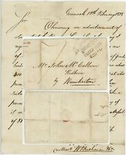 1815 LETTER ALEXANDER re SCOTCH FIR TREES FOR SALE GREENOCK to MCCALLUM REDBURN picture