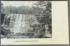 Tennessee, TN, A Water-fall Near Lawrenceburg, PM ca 1907 Postcard picture