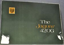 1967-1968 Jaguar 420G Saloon Catalog Brochure Sedan Original 4-Language Text picture