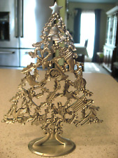Vintage 1987 Seagull Pewter Canada Pewter Christmas Tree Figurine with Gifts 7
