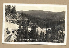 1936 Feather River Canyon near Quincy California RPPC Real Photo Postcard picture