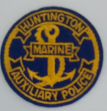 RARE HUNTINGTON MARINE AUXILIARY POLICE Patch Suffolk County New York picture
