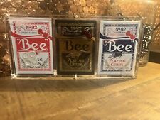 #691/2500 Limited Bee X Cherry 3 Deck Playing Card Set with Carat Case 🔝5️⃣ picture