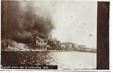 14/9/1922 GREECE TURKEY SMYRNA ASIA MINOR FIRE REAL PHOTOCARD COVER picture