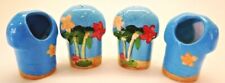 Hawaiian Luau Palm Trees-Salt & Pepper Shakers & Toothpick Holders Party Set picture