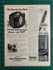 1948 Vintage Ansco Panda Camera Photography General Aniline & Film Print Ad O1 picture
