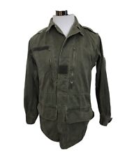 Vintage Olive Drab French Army Fatigue Jacket M Armee Francais picture