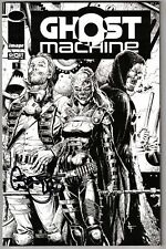 GHOST MACHINE #1-BW COMICSPRO EXCLUSIVE VARIANT- SIGNED GEOFF JOHNS W/COA- IMAGE picture
