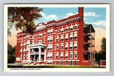 Newark OH-Ohio, Sherwood Hotel, Advertising, Antique Vintage Souvenir Postcard picture