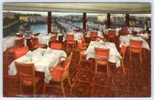 1950-60s TARANTINO'S DINING ROOM GAUDY ORANGE INTERIOR SAN FRANCISCO CA POSTCARD picture