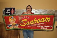 Large Vintage 1950's Sunbeam Energy Packed Bread 55