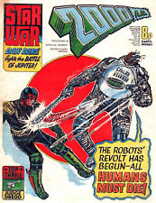 2000AD Prog 10 1st Walter & Robot War Carlos Ezquerra Comic Book 30 4 77 1977  * picture