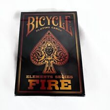 Bicycle Elements Series Fire Smoke Edition Playing Cards - New picture