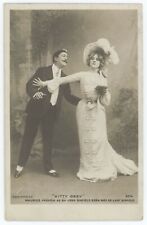 Stage Actress Edna May And Actor Maurice Farkoa Vintage RPPC Postcard picture