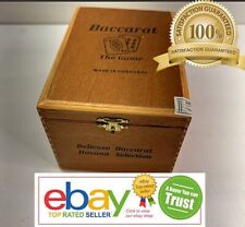 Wood Cigar Box Baccarat the Game by Eiroa - Havana Selection Empty For Deco picture