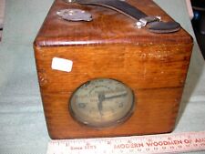 Henry Martens Bruxelles Racing Pigeon Timer wood case with keys, works picture