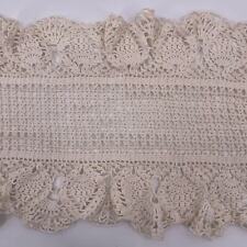 Ivory Crochet Lace Mantel Table Doily 66