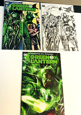 The Green Lantern #1 2019 Trade +B&W + Variant Migliari DC comic BEWARE MY POWER picture