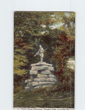 Postcard Daniel Boone Monument Cherokee Park Louisville Kentucky USA picture