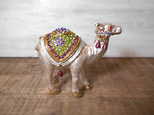Rucinni Camel Trinket Box - Swarovski Crystals Rhinestones Hinged picture