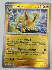 Pokemon TCG Card 151 Collection 135/165 Reverse Holo Jolteon picture