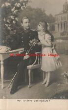 German Royalty, RPPC, Crown Prince Wilhelm II & Sister Princess Victoria Louise picture