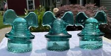 Set Of 3 Vintage Mickey Mouse Power Insulators- Double Patent Date-Sharp Drips picture