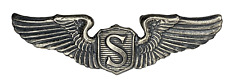 WWII Era Service Pilot 77.5mm Aviation Badge 