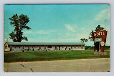 Strongs MI-Michigan, Motel Clark Advertising, Vintage c1967 Souvenir Postcard picture