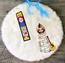 Chucky Embroidery Keychain And Tiffany Acrylic Pendant Set (Gift Pack) picture