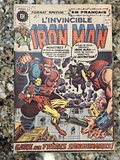 L’INVINCIBLE IRON MAN 10 (FRENCH-CANADIAN IRON MAN #55) 1st APP. THANOS DRAX picture