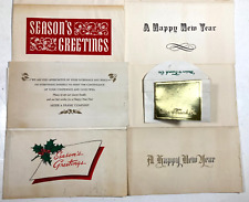 1940s MEIER & FRANK Co. CHRISTMAS Customer Appreciation CARD Lot NEW YEARS Vtg picture