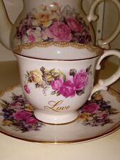 Sandy Lynam Clough 2010 Hope Faith Love Joy Porcelain Tea Set picture