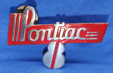 Vintage 1936 Pontiac Deluxe 8 Radiator Emblem Grille Badge picture