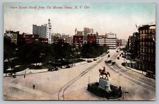 Postcard Union Square North From The Morton House New York City Manhattan c1910 picture