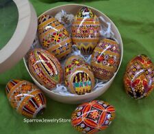 Easter ornaments Ukrainian Easter eggs Traditional Ukrainian symbol Real Pysanky picture