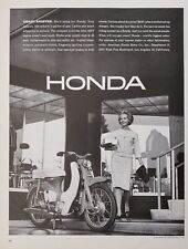 1963 Honda Motorcycle 225 Miles To The  Gallon  3 Speed Transmission Print Ad picture