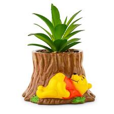 Disney Winnie the Pooh Tree Stump 5-Inch Planter With Artificial Succulent picture