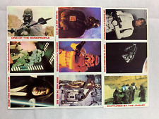 Vintage 1977-1980 STAR WARS Burger King trading cards Set of 3 sheets Uncut picture