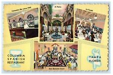 1947 Columbia Spanish Restaurant Tampa Florida FL Multiview Postcard picture