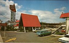 Eugene, OR Oregon Hyatt Lodge Motel Vintage Postcard J390 picture