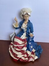 Clothtique Possible Dreams Betsy Ross Figure w/US flag vintage 2000 **NEW picture
